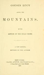 Cover of: Cousin Lucy among the mountains