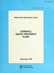 Cover of: Cornwall Water Treatment Plant | W. J. Hargrave