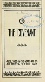 Cover of: The covenant ...