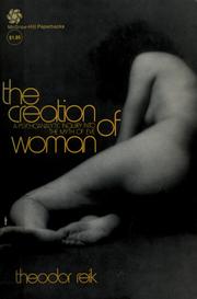 Cover of: The creation of woman.