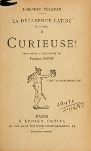 Cover of: Curieuse!