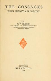 Cover of: The Cossacks by W. P. Cresson, W. P. Cresson