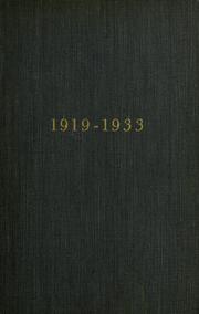 Cover of: The crisis of the old order, 1919-1933. by Arthur M. Schlesinger, Jr.