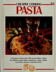 Cover of: Creative cooking: pasta