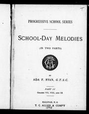 School-day melodies by Ada F. Ryan