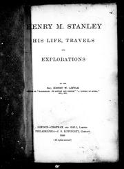 Henry M. Stanley by Henry W. Little