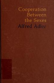 Co-operation between the sexes by Alfred Adler