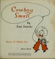 Cover of: Cowboy Small by Lois Lenski