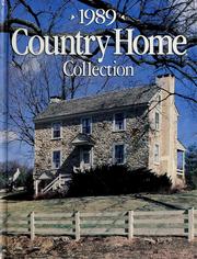 Cover of: Country home collection, 1989