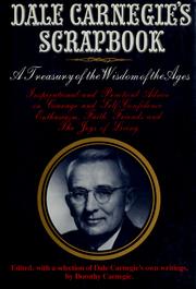 Cover of: Dale Carnegie's scrapbook: a treasury of the wisdom of the ages.