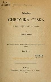 Cover of: Dalimilova chronika eská v nejdávnjí tení