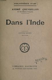 Cover of: Dans l'Inde