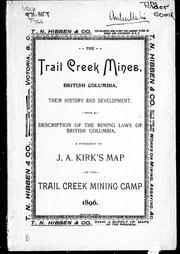 The Trail Creek mines, British Columbia