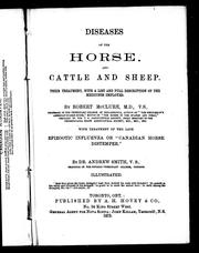 Cover of: Diseases of the horse, and cattle and sheep: their treatment with a list and full description of the medicines employed
