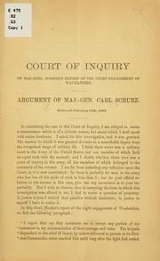 Cover of: Court of inquiry on Maj.-genl. Hooker's report of the night engagement of Wauhatchie.