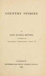 Cover of: Country stories by Mary Russell Mitford