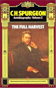 Cover of: C. H. Spurgeon autobiography