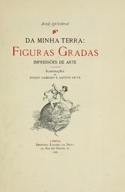 Cover of: Da minha terra: figuras gradas; impressões de arte.  Illus. de Roque Gameiro e Santos Silva