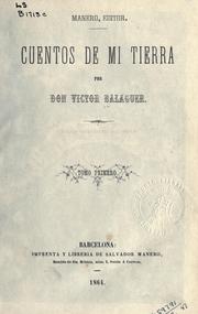 Cover of: Cuentos de mi tierra.