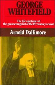 Cover of: George Whitefield by Arnold A. Dallimore