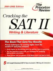 Cover of: Cracking the SAT II by Elizabeth Buffa