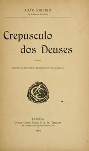 Cover of: Crepusculo dos deuses: contos e historias traduzidas do allem~ao