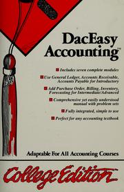 Cover of: DacEasy accounting: College edition