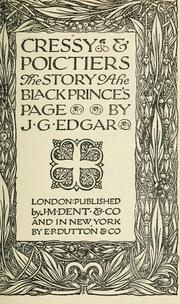Cover of: Cressy & Poictiers: the story of the Black Prince's page.