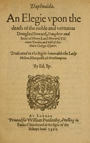 Cover of Daphnaïda by Edmund Spenser