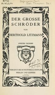 Cover of: Theater: eine Sammlung von Monographieen