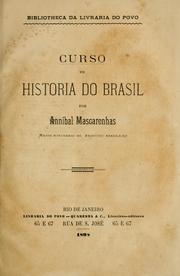 Cover of: Curso de historia do Brasil
