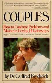 Cover of: Couples by Carlfred Bartholomew Broderick