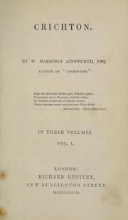 Cover of: Crichton by William Harrison Ainsworth