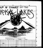 Map and chart of the Muskoka Lakes