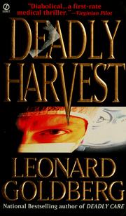 Cover of: Deadly harvest