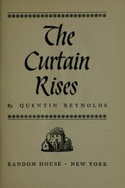 Cover of: The curtain rises