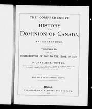 Cover of: The comprehensive history of the Dominion of Canada: with art engravings