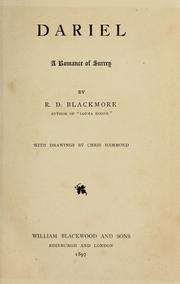 Cover of: Dariel by R. D. Blackmore