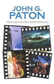 Cover of: John G. Paton: Missionary to the New Hebrides