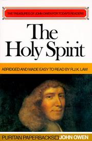 Cover of: Holy Spirit by John Owen