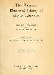 Cover of: The Bookman illustrated history of English literature by Thomas Seccombe