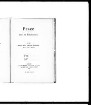 Cover of: Peace and its hindrances