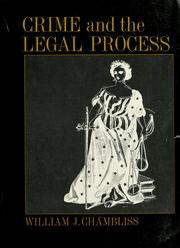 Cover of: Crime and the legal process