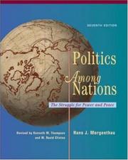 Cover of: Politics among nations by Hans Morgenthau