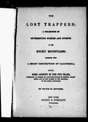 Cover of: The lost trappers by David H. Coyner