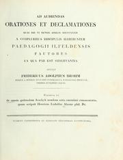 Cover of: De causis quibusdam Aeschyli nondum satis emendati commentatio.
