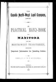 Cover of: A practical hand-book for Manitoba and the North-West Territories, containing important information for intending settlers