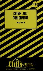 Cover of: Crime and punishment notes by James Lamar Roberts