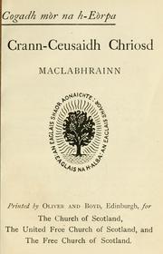 Cover of: Crannceusaidh Chriosd