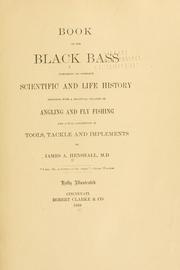 Cover of: Book of the black bass
